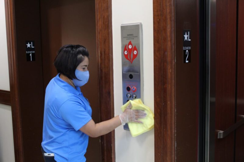 Cleaning operations move from the shadows to front of house